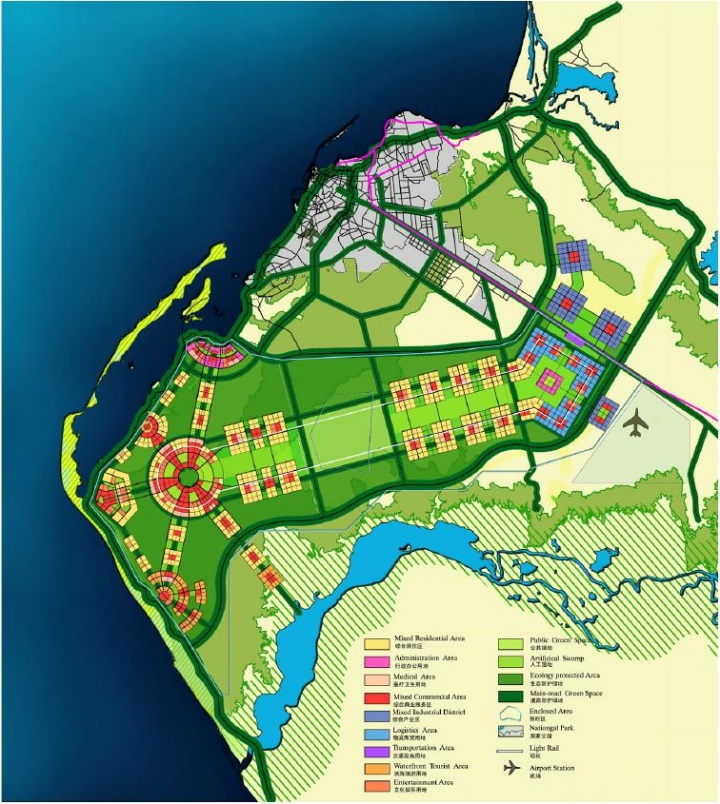 Conceptual Plan of Luanda Capital New City, Angola